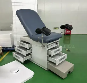 MT MEDICAL Hospital Gynecology Female Examination Table Gynecologic Delivery Bed With Drawers Gyno Exam Table