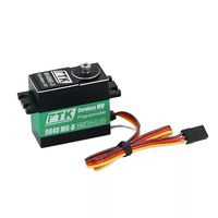 Servo Digital PTK 9840 MG-D 70g IP67 Resistente al Agua con Engranaje SS, Motor Coreless HV, 35kg, 0.110s, Programable para RC, Aviones de Ala Fija, Coches y Robots
