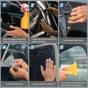 1.8mil vô cơ Nano liên tục màu đen tối chống cháy nổ Nano gốm cửa sổ phim năng lượng mặt trời với tầm nhìn cực kỳ rõ ràng - Product Image 6