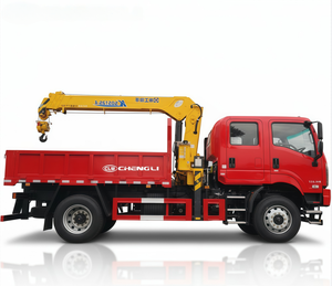 Грузовик Dongfeng 4X4 с краном-манипулятором 5 тонн, радиус 11 м, кран-манипулятор с шарнирно-сочлененной стрелой 12,5 м с откидным бортом, COC/ISO - Product Image 5
