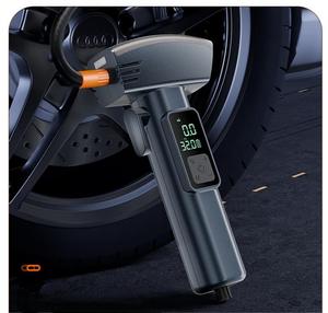 Pompa Ban Nirkabel Layar Digital 150PSI Kompresor Udara Isi Ulang Kabel Pengisian USB Palu Pelepas Udara 4500Mah PR - Product Image 2