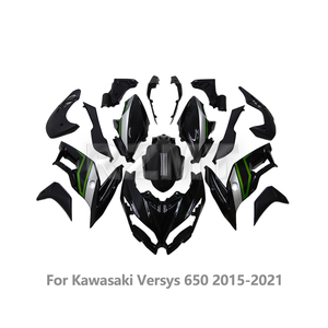 Kit de carénage ABS pour <span class=keywords><strong>Kawasaki</strong></span> Versys <span class=keywords><strong>650</strong></span> 2015-2021 Versys650 <span class=keywords><strong>2019</strong></span> 2020 Kit de carénage de moto personnalisé FSK-0615-105a - Product Image 1