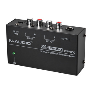 Preamplificador de preamplificador de fono ultracompacto con Rca interfaces Trs de 1/4 pulgadas preamplificador de fono <span class=keywords><strong>PP400</strong></span> - Product Image 1