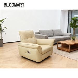 Canapé de loisirs en <span class=keywords><strong>cuir</strong></span> de style européen léger <span class=keywords><strong>italien</strong></span> fonction électrique de luxe canapé de salon canapé inclinable de cinéma paresseux - Product Image 2