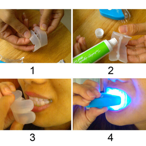Kit de blanchiment dentaire LED, gel dentaire multi-usages, blanchisseur blanc éclatant pour usage personnel à domicile, soins dentaires et bucco-dentaires, outils certifiés CE ISO - Product Image 5