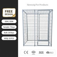 Volière pour oiseaux Xinmeiqi, cage de vol pour perroquets de grande taille, 180 cm, cadre en aluminium, grillage galvanisé, OEM ODM, taille personnalisée