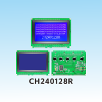 CH240128R 240x128 COB Dot Matrix Graphic LCD Module RA8806 Langsung dari Pabrik ChuanHang Display Font Library 240128 Layar LCD