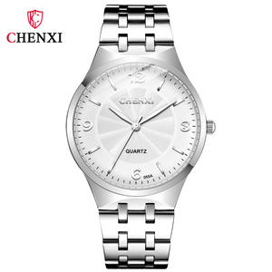 Marchio CHENXI coppia orologio in acciaio di lusso orologi amanti orologi al quarzo per uomo e donna amante regalo orologi da polso - Product Image 5