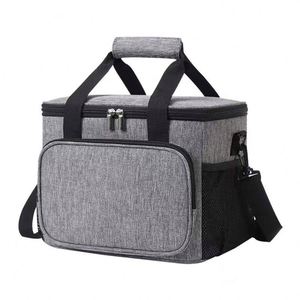 Large 15L Deep <b>Lunch</b> Cooler <b>Bag</b> with Shoulder Strap Handle Fashion Insulated <b>Lunch</b> <b>Box</b> for Food & Beverages Storage - Product Image 1