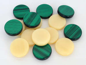 Tùy Chỉnh Đá Cẩm Thạch Màu <span class=keywords><strong>Backgammon</strong></span> Chip 35Mm 38Mm 40Mm 44.5Mm Bóng Epoxy Nhựa Checker Miếng - Product Image 2