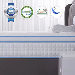 Materasso letto a buon mercato king queen singola dimensione 5 zona in pile topper letto hotel in lattice naturale gel memory foam materasso a molle tascabile - Product Image 4