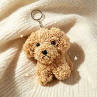Mini porte-clés en peluche personnalisé, jouets en peluche, porte-clés anime, ours en peluche, pendentif mascotte douce, porte-clés éléphant en peluche personnalisé