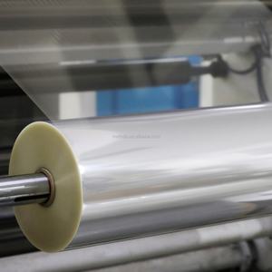 Papel Adhesivo BOPP Transparente, Rollo Jumbo de Material para Etiquetas de PP Transparente de 50um - Product Image 1