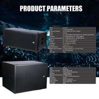 Système complet d'enceintes DJ DBK personnalisées, double enceinte Line Array de 12 pouces avec amplificateur de subwoofer de 18 pouces pour église