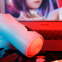 Antpop Herren-Masturbationsbecher Penisvergrößerung Dildo Masturbator ABS + Silikon Wasserdicht