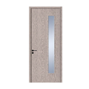Puerta Interior Tradicional de Madera Maciza con Diseño de Panel Arqueado para Dormitorio - Product Image 6