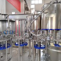 Capacité 24/30bpm Mini machine de remplissage de bouteilles de liquide d'eau entièrement automatique et Machine de capsulage pour les petites entreprises