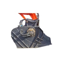 Accessoires de machines de construction HMBC225B Broyeur à mâchoires Godet Broyeur hydraulique en béton pour excavatrices de 20 à 30 tonnes