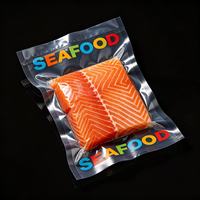 Sacs sous vide plats pour l'emballage des fruits de mer frais, prolongeant la durée de conservation, sacs sous vide pour filets de poisson, crevettes, homards, calamars