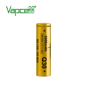 Vapcell Q30 <span class=keywords><strong>18650</strong></span> 3000mAh 20A 3,6 V Batería recargable INR18650 Gran potencia Cilíndrica Ion de litio - Product Image 4