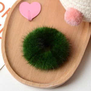 Pompons en fourrure de renard véritable ronds et moelleux personnalisés, 9-18 cm, écologiques, DIY, mode quatre saisons - Product Image 2