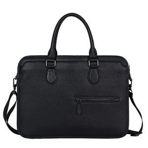 Crazy Horse Leather Briefcase for Men Cowhide Crossbody Shoulder <strong>Lap</strong> <strong>Top</strong> <strong>Bags</strong> Genuine Leather Business Travel Men's Laptop <strong>Bags</strong> - Product Image 1
