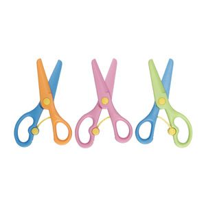 Lu Ban's Work Children's Craft Scissors Plastic Anti Pinch Safety For Home Use Small Size - Product Image 3