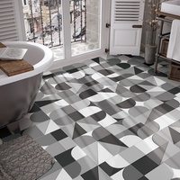 Carreaux de porcelaine vintage à motifs décoratifs 600x600 Azulejos pour crédence de cuisine et murs d'accentuation de salle de bain