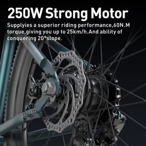 มอเตอร์ไซค์ Aairsk Eu Stock Central Motor Bike 250w สำหรับผู้ใหญ่ ระบบเกียร์ 7 สปีด เปลี่ยนเกียร์ได้อย่างราบรื่นเพื่อการขับขี่ที่หลากหลาย คาร์บอน เอส - Product Image 5