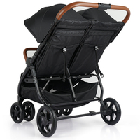 Poussette double pour bébés OEM&ODM, poussette de haute qualité, légère, à double siège, pour deux bébés, landau pour deux bébés