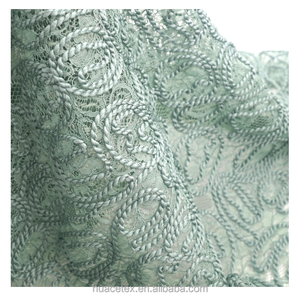 競争力のある価格グリッド刺繍フランスレース生地女性ドレス - Product Image 1