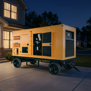 Groupes électrogènes diesel portables industriels 40KW 50KW 60KW 70KW 90KW à 4 cylindres triphasés, silencieux, pour usage domestique et de secours - Product Image 1