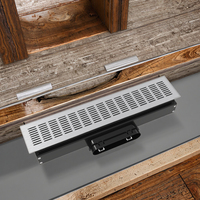 Grille d'aération décorative de registre de plancher de ventilation de retour d'air de haute qualité MIA en matériaux en plastique et en acier inoxydable