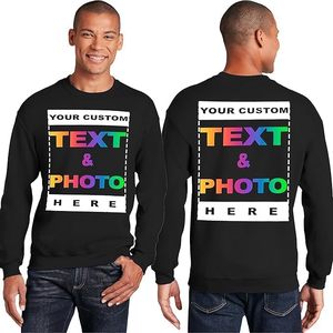 Sudadera Personalizada Unisex con Cuello Redondo, Texto y Foto Personalizados, Tejida, Transpirable, para Adultos, Invierno - Product Image 1