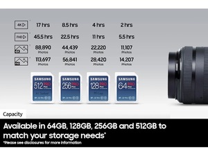 SAMSUNG SD <strong>Memory</strong> <strong>Card</strong> ProPlus V30/UHS-I <strong>for</strong> <strong>Cameras</strong> 4K Compatible Read Speed up to 180MB/s and Write Speed up to 130MB/s - Product Image 6