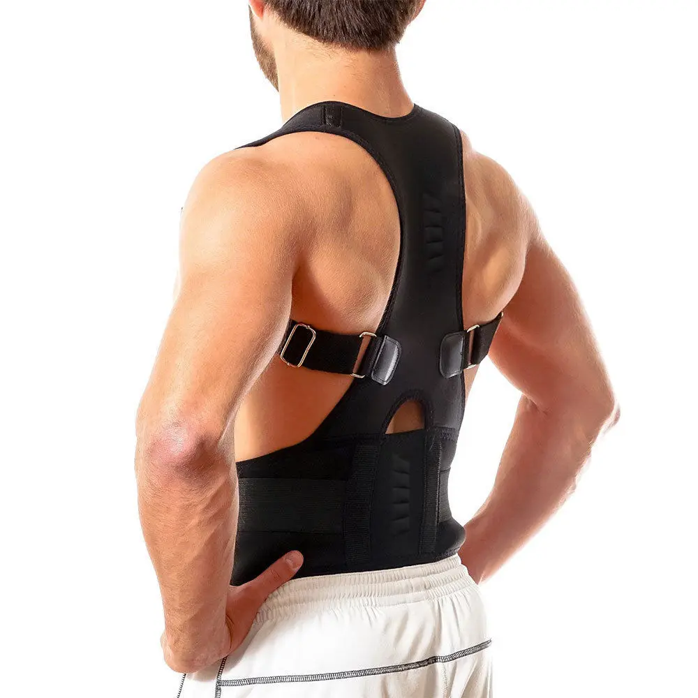 Bestseller Rücken Haltungs korrektor für Männer und Frauen Rücken haltung Schulter stütze schwarz und Hautfarbe