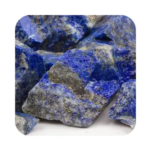 Tự Nhiên Thô Tinh Thần Đá Quý Màu Xanh Lapis Lazuli Nguyên Tinh Thể Thủ Công Tay Khắc Đá Cho Nhà Bể Cá Trang Trí