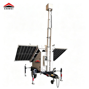 Remorque solaire portable certifiée CE avec 3*400 panneaux monocristallins en silicium <span class=keywords><strong>pour</strong></span> chantier de construction - Product Image 3