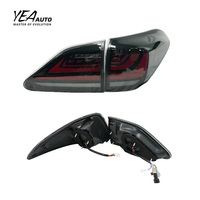 Mise à niveau Full LED à travers le feu arrière pour lexus RX 2009-2015 RX270 330 350 450H feu arrière de voiture avec feu moyen 2009-2015