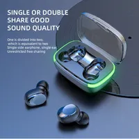 Y60 Gaming Tws BT 5.1 Colorful Light Headset Low Latency Earbuds Dual Mode Game Music HiFi Bass Wireless Earphones