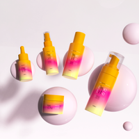 Flacon en plastique mousse doux au toucher mat rose vide de 100 ml, 150 ml, 200 ml, 250 ml, 300 ml, flacon en plastique pour nettoyant facial en mousse de 250 ml, 300 ml