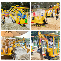 Grand parc de manèges à pièces pour enfants manèges électriques pour enfants mini-pelleteuses de sable pour enfants à vendre