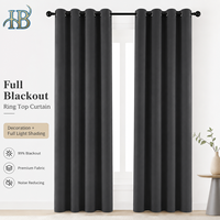 Cortinas Opacas Personalizadas de Fábrica, 100% Blackout, con Gancho, Aislantes Térmicas, de Poliéster, para Ventanas de Dormitorio, Sala de Estar y Hotel