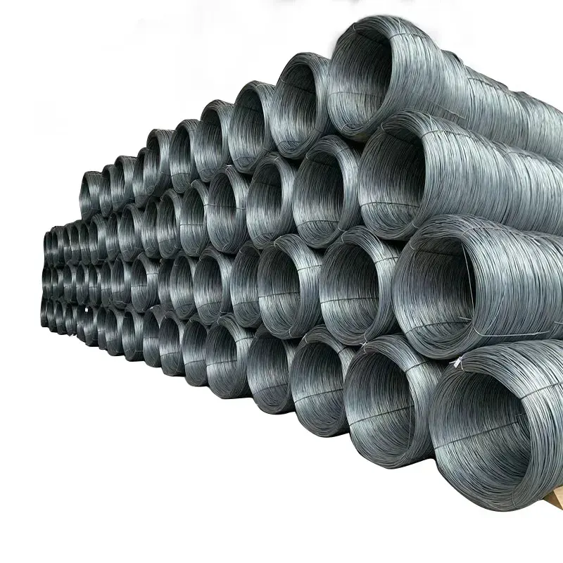 Filo di acciaio zincato legante per costruzione 2mm 2.5mm 6.5mm filo di acciaio a basso tenore di carbonio