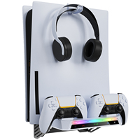 Support mural pour console P5 et station de charge double pour manette P5
