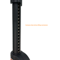 WP-162B-1 Stand Speaker Lipat Berbahan Aluminium dengan Pengaturan Tinggi dan Engkol Manual, Kapasitas 60kg