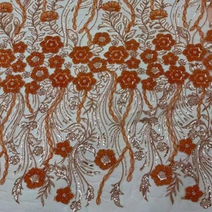 Dernière Broderie <span class=keywords><strong>Suisse</strong></span> Voile Dentelle Tissu Sequin Français Dentelle Coton Dentelle pour Dame Vêtement - Product Image 6