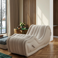 Matelas auto-gonflant minimaliste moderne Ming Chan et fauteuil de loisirs portable intérieur/extérieur