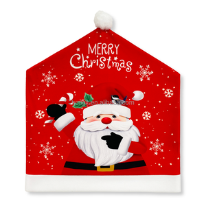 Taburete y cubierta de silla de Papá Noel de dibujos animados impresos al por mayor personalizables Sombrero grande de Navidad Ventas directas de fábrica - Product Image 4