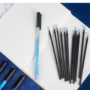 Bolígrafo de Gel con constelación de cielo estrellado creativo, 0,5mm, tinta negra, estudiante de escuela, escritura, caligrafía, Material plástico, Color de tinta azul - Product Image 3